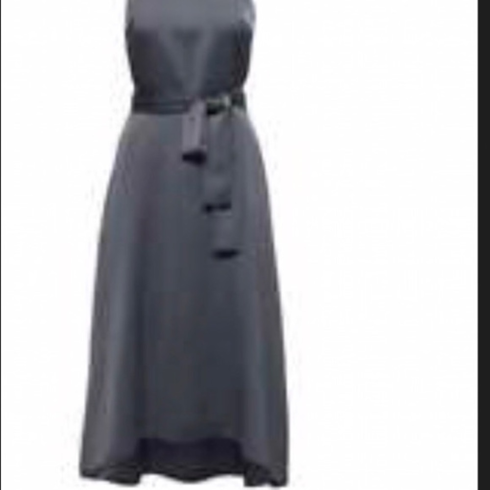 NWT Banana Grey Racer back flare & fit dress!